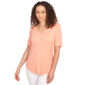 Womens Skye''s The Limit Spring Romance V-Neck Waffle Tee - image 3