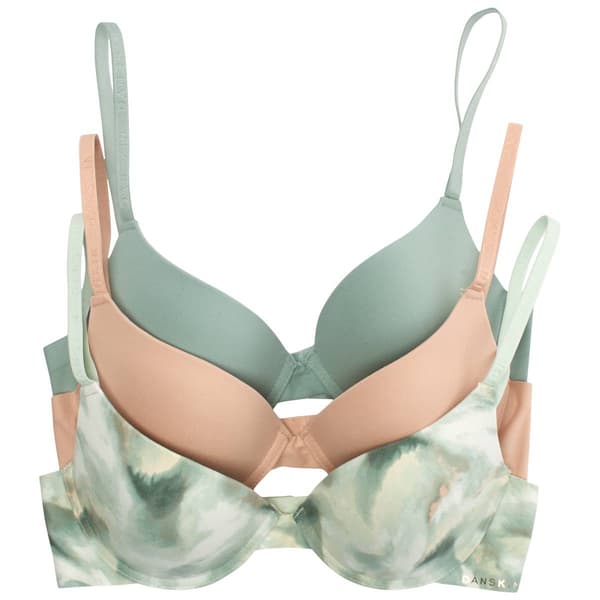 Juniors Danskin 3pk. Bonded Brushed Micro Soft Lift Bras DS6611 - image 