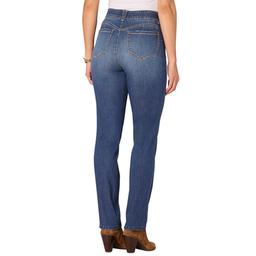 Womens Democracy “Ab”solution® Blue Vintage Straight Leg Jeans