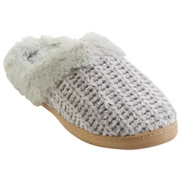 Womens Isotoner Chenille Hoodback Slippers