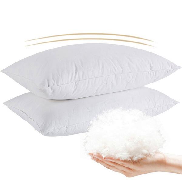 Firefly Twin Pack White Goose Nano Down and Feather Blend Pillows