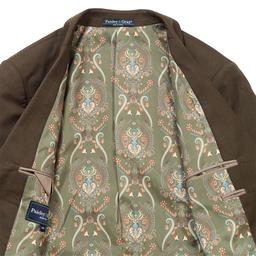 Mens Paisley & Gray® Solid Notch Suit Jacket - Army Green