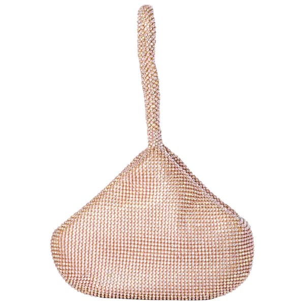 Jessica McClintock Staci Diamonte Sparkle Mesh Pouch