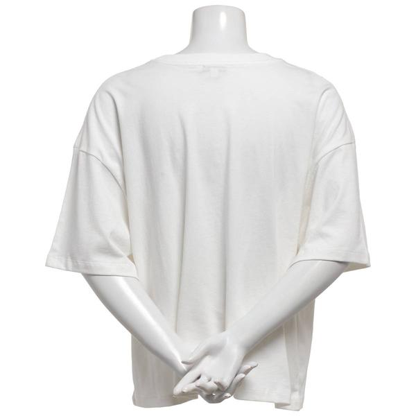 Juniors Hunter & Brown Influencer Boxy Crew Neck Tee