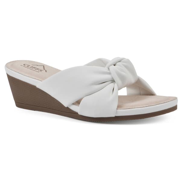 Womens Cliffs by White Mountain Candie Wedge Sandals