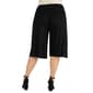 Plus Size 24/7 Comfort Apparel Drawstring Gaucho Pants - image 3