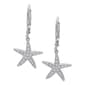 Starfish Leverback Earrings - image 1