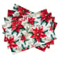 Avanti Poinsettia Holiday Placemats - Set of 4 - image 2