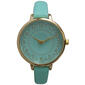 Womens Olivia Pratt Leather Strap Watch - 15410MINT - image 1