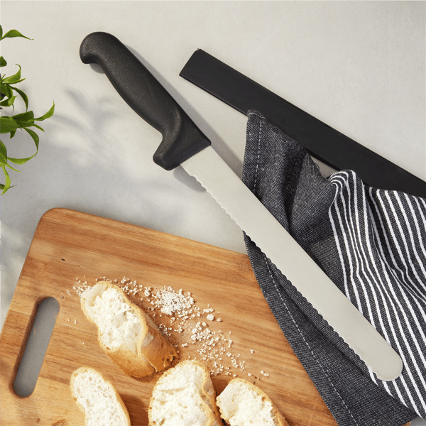BergHOFF Soft Grip 10in. Stainless Steel Scalloped Slicer