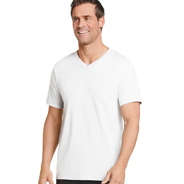 Mens Jockey&#40;R&#41; 3 Pack Classic V-Neck T-Shirts - image 