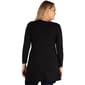 Plus Size 24/7 Comfort Apparel Split Hemline Tunic - image 2