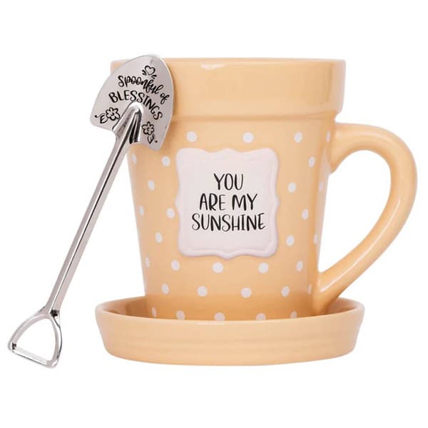 Divinity Boutique You Are My Sunshine Flower Pot Mug - image 