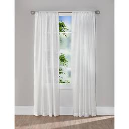 Tranquil Embroidered Stripe Panel Curtain