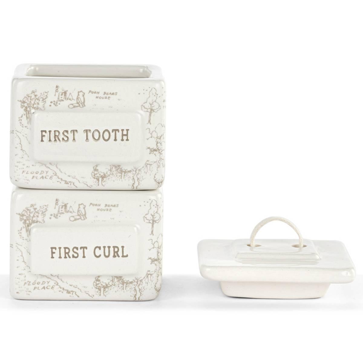 Baby Unisex Demdaco Pooh 1St Tooth And Curl Keepsake