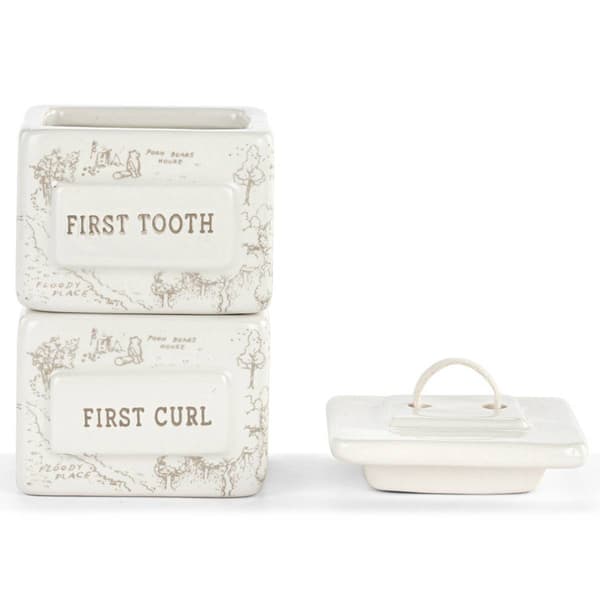 Baby Unisex Demdaco Pooh 1St Tooth And Curl Keepsake