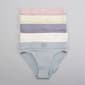Womens Danskin 5pk. Mid-Rise Bikini Panties DS3620-5PKA1 - image 1