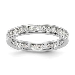 Endless Affection(tm) White Gold Channel Set Band