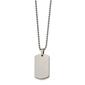 Mens Gentlemen's Classics&#40;tm&#41; Rounded 4mm Edge Dog Tag Necklace - image 1