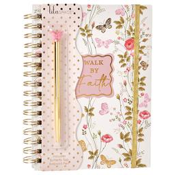 Butterfly Spiral Notebook with Pen