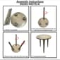 9th & Pike® Brown Wood Traditional Accent Table - image 8