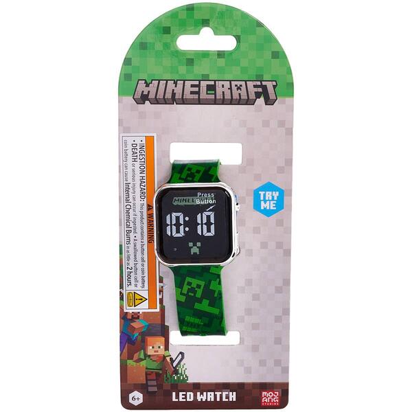 Kids Minecraft Touch LED Watch - MIN4273 - image 