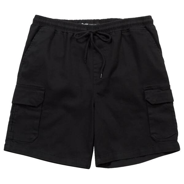 Young Mens Brooklyn Cloth&#40;R&#41; Elastic Waist Twill Cargo Shorts - image 