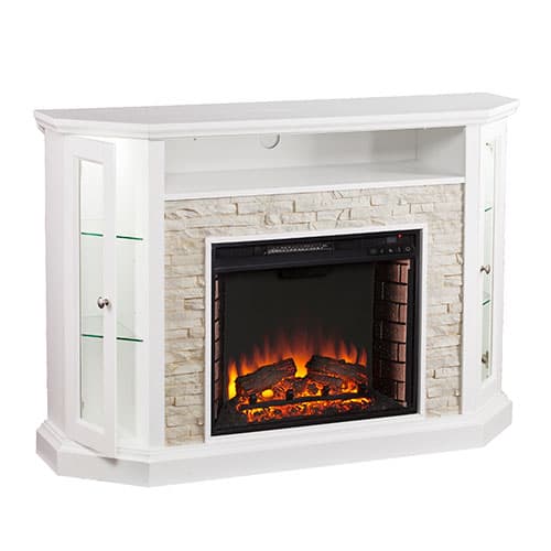 Southern Enterprises Convertible Electric Media Fireplace