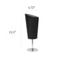 Simple Designs Mini Chrome Mini Table Lamp w/Angled Fabric Shade - image 5