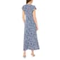 Petite MSK Flutter Sleeve V Neck Ditsy Floral Midi Dress - image 2