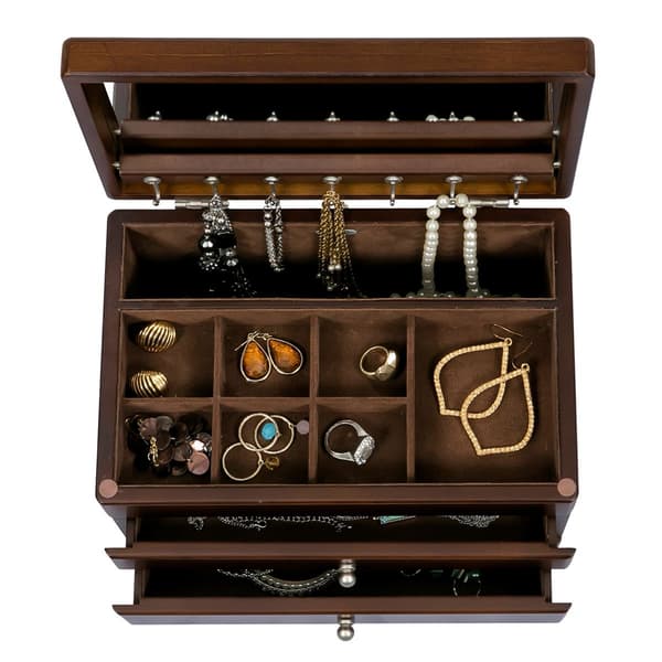 Mele & Co. Brisbane Wooden Jewelry Box