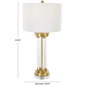 9th & Pike® Glam Clear Crystal Table Lamp - image 3