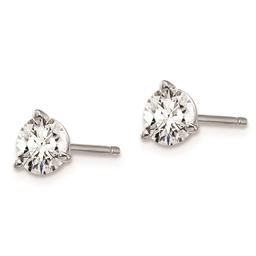 Pure Fire 14kt. White Gold 1ctw. Certified Lab Diamond Earrings