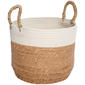 Prestige Patio Small Cream Cotton Rope & Seagrass Basket - image 1