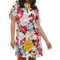 Petite MSK Short Sleeve Half Zip Neck Floral Shift Dress - image 3