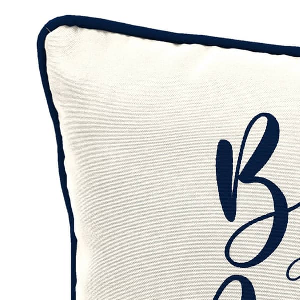 Jordan Manufacturing Bless Our Nest Outdoor Throw Pillow
