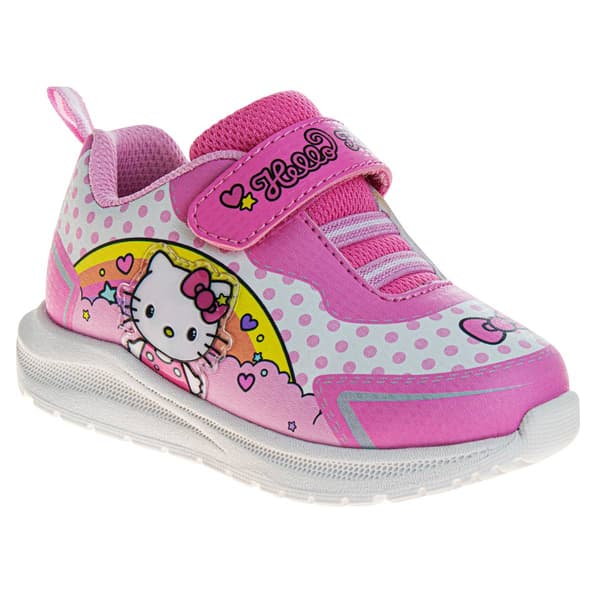 Little Girls Hello Kitty&#40;R&#41; Pink Light-Up Fashion Sneakers - image 