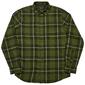 Mens Visitor Long Sleeve Plaid Flannel Shirt - Green - image 1