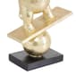 9th &amp; Pike® Gold Coastal Elephant Balancing on Ball Sculpture - image 4