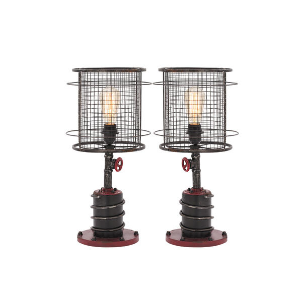 9th & Pike&#174; Industrial Style Accent Lamp - Set of 2