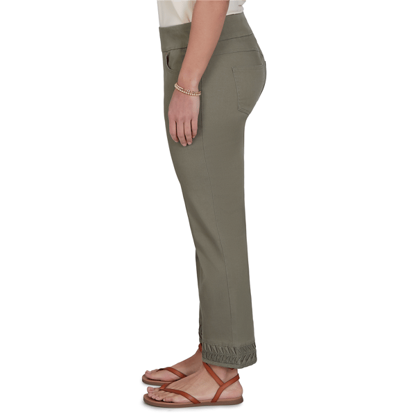Womens Ruby Rd. Sedona Escape Pleated Hem Denim Ankle Pants