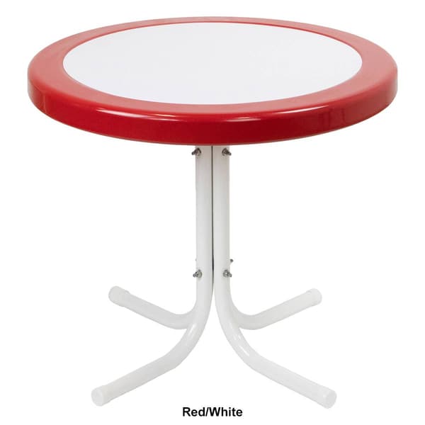 Northlight Seasonal 22in.Outdoor Retro Tulip Side Table