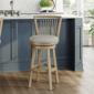 HH2 Home Garlington Wood Swivel Windsor Adjustable Height Stool - image 1