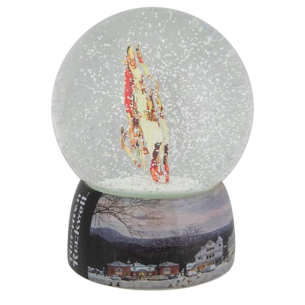 Northlight Seasonal 6.5in. Norman Rockwell Santa Snow Globe
