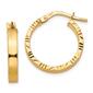 Gold Classics&#40;tm&#41; 14kt. Polished Gold 20mm Hoop Earrings - image 1