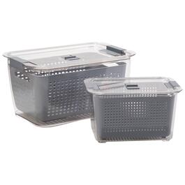 Farberware&#40;R&#41; Fresh Produce Keepers w/ Vent Lids - Set of 2