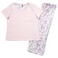 Petite IZOD® Short Sleeve Solid Tee & Ikat Capris Pajama Set - image 2