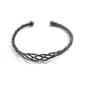 Adrienne Vittadini Rose Gold Braided Front Cuff Bracelet - image 1