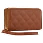 Womens Deluxity Quilted Double Zip Wallet - image 3