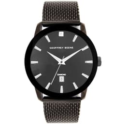 Mens Geoffrey Beene&#40;R&#41; Gunmetal Diamond Accent Watch - GBA0001GU